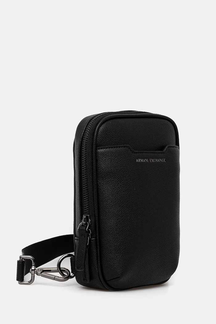 Accesorii Armani Exchange borsetă pentru bărbați XM002587.AF22651.NOS negru