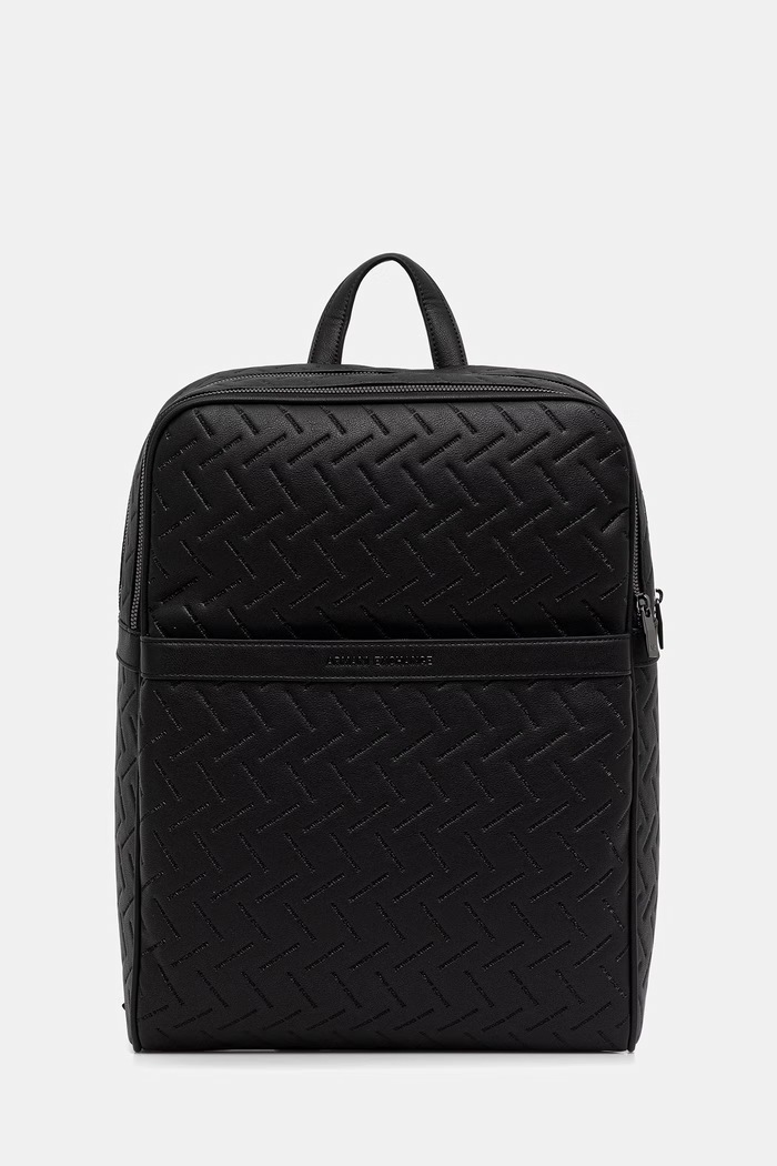 Armani Exchange ruksak za muškarce od imitacije kože crna XM002596.AF22652.NOS