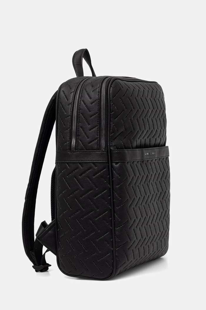 Armani Exchange ruksak za muškarce od imitacije kože XM002596.AF22652.NOS crna AA00
