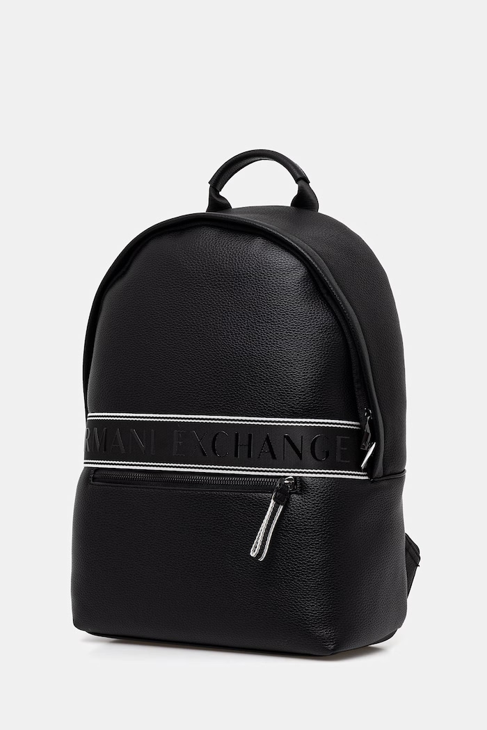Armani Exchange ruksak za muškarce od imitacije kože XM002609.AF22662.NOS crna AA00