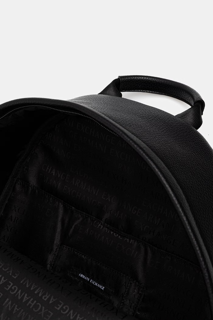 Armani Exchange ruksak za muškarce od imitacije kože XM002609.AF22662.NOS crna