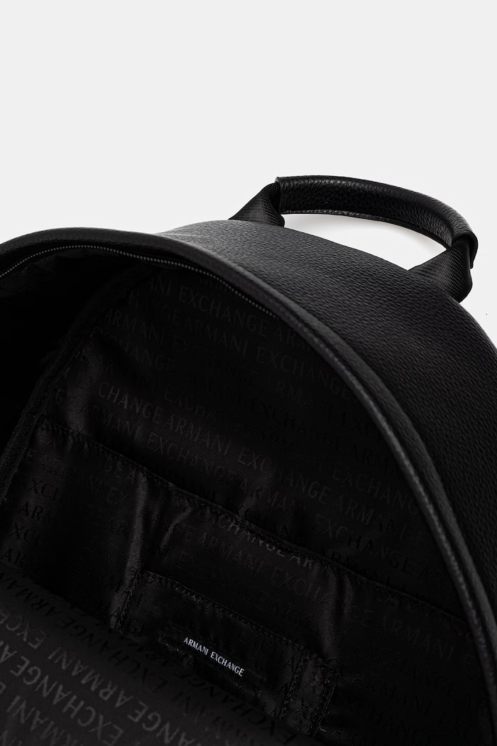 Armani Exchange ruksak za muškarce od imitacije kože XM002609.AF22662.NOS crna