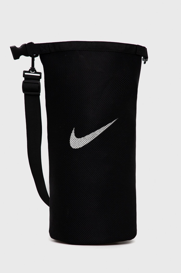 Športová taška Nike potlač čierna NESSC156