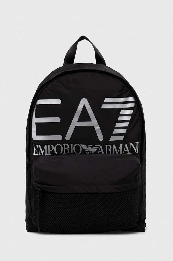 Nahrbtnik EA7 Emporio Armani Potisk črna 245063.2F909