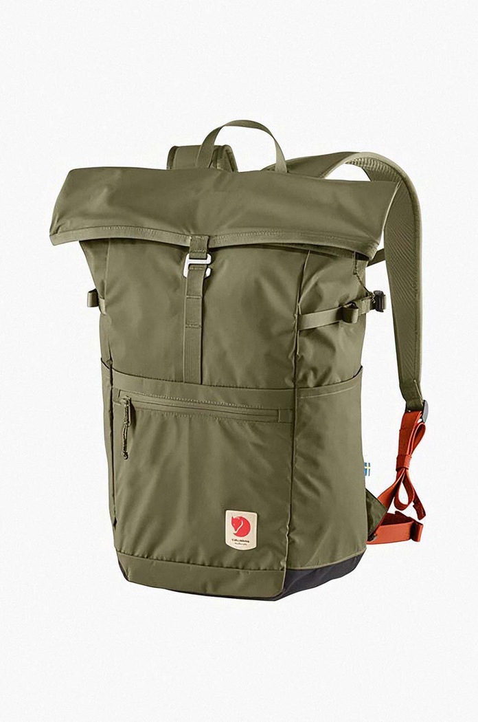 Ruksak Fjallraven High Coast Foldsack 24 F23222 620 jednofarebný zelená F23222.620