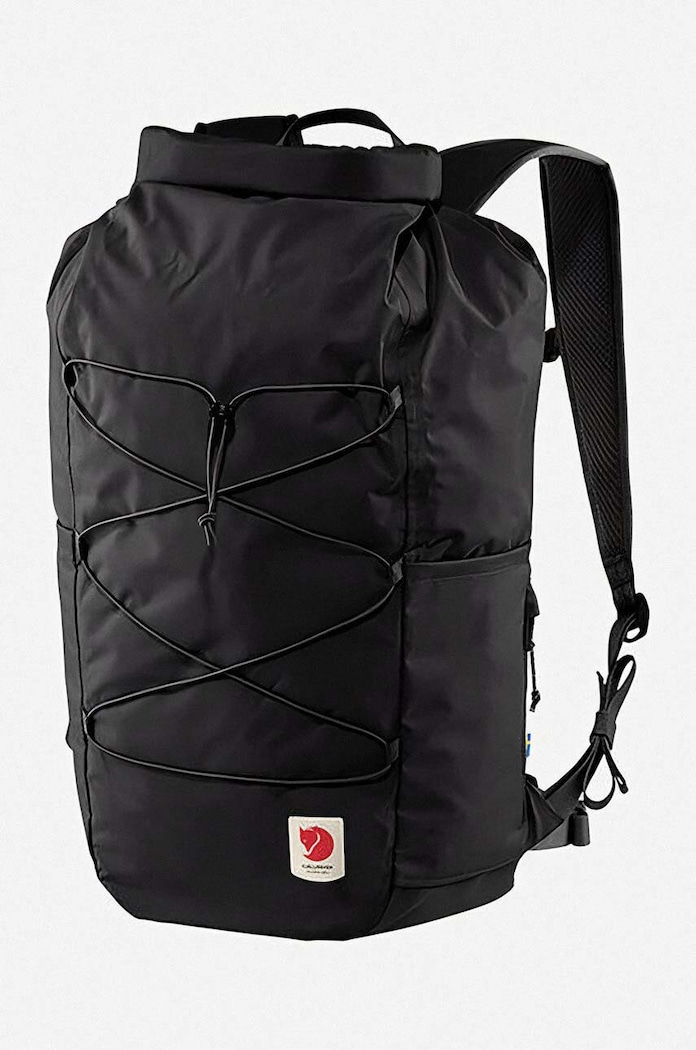 Fjallraven plecak High Coast Rolltop mieści A4 czarny F23224.550