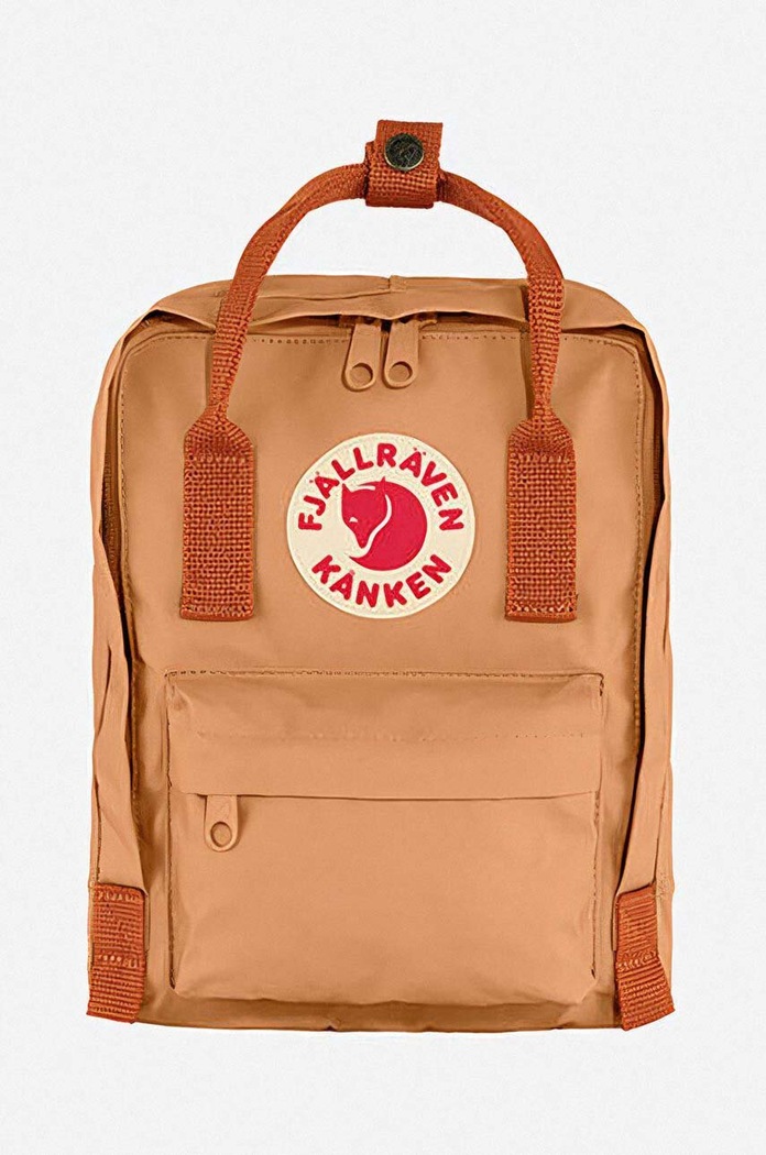 Σακίδιο πλάτης Fjallraven Kanken Mini υφασμάτινο καφέ F23561.241.243
