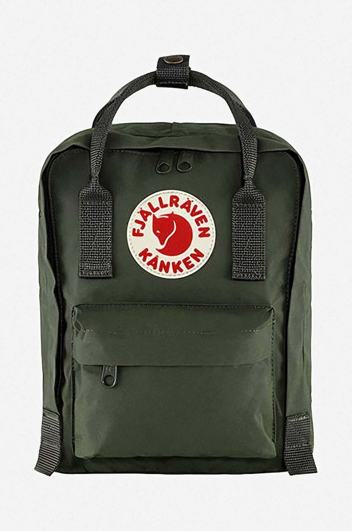 Fjallraven plecak Kanken Mini mieści A4 zielony F23561.660