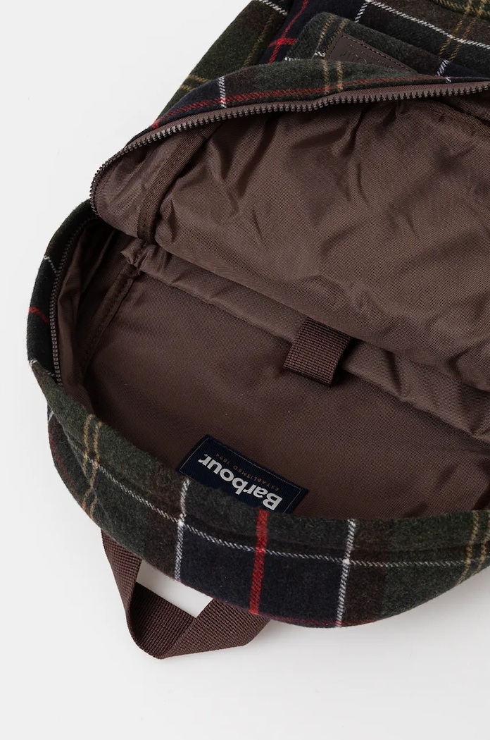 Barbour zaino in misto lana UBA0421 multicolore