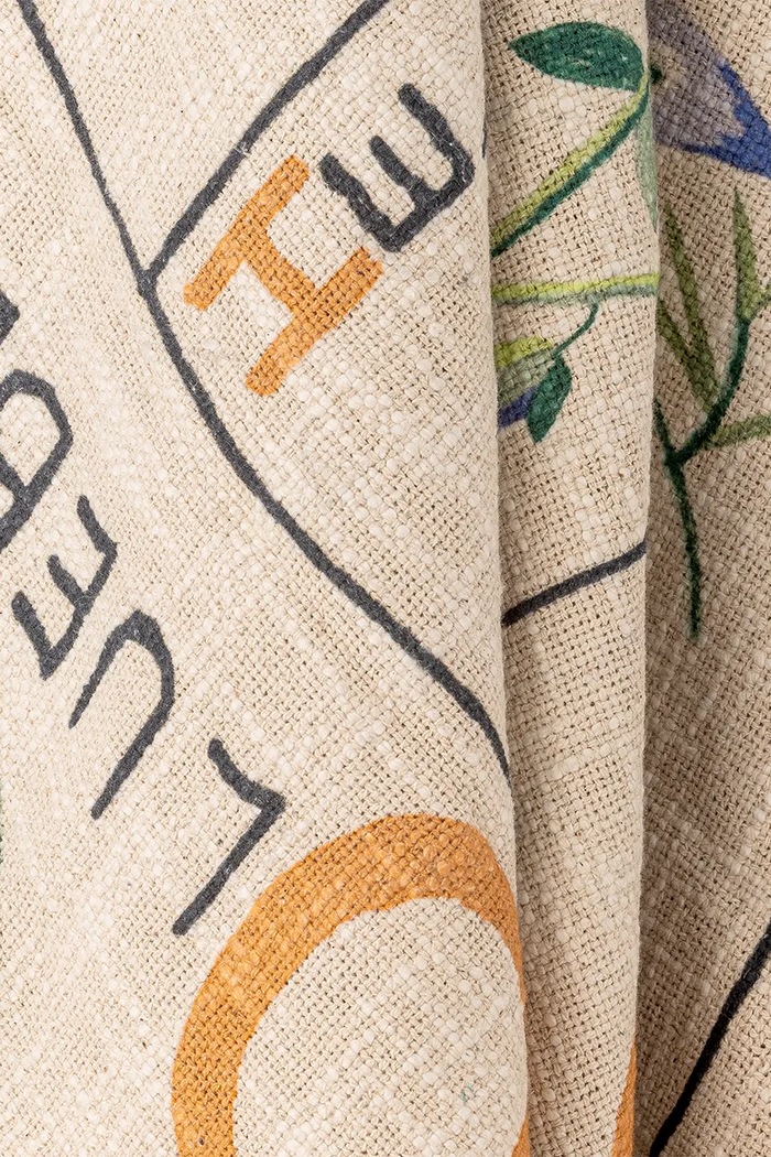 Obývacia izba a spálňa Prehoz Bloomingville 150 x 130 cm 82066503 viacfarebná