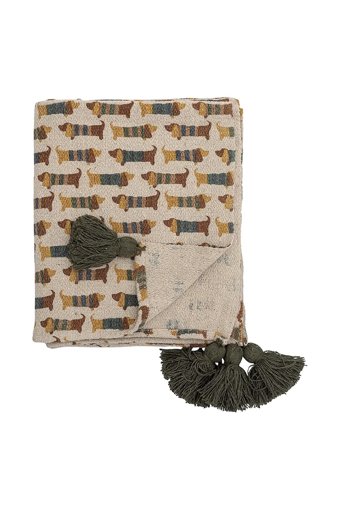 Bloomingville narzuta Charlie 160 x 130 cm multicolor 82058139