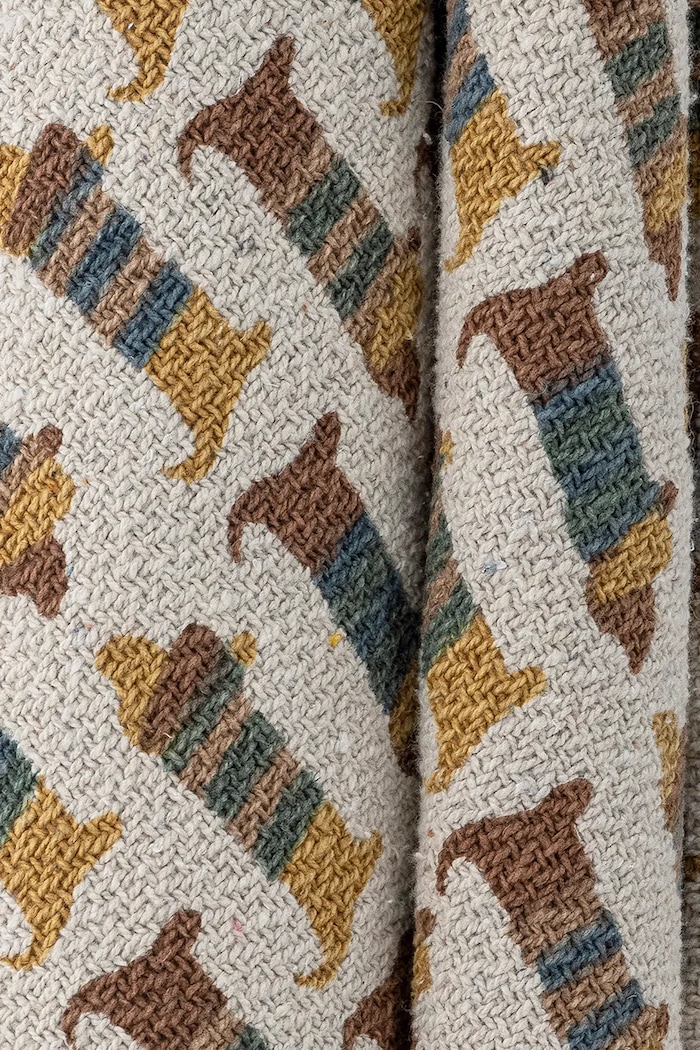 Salon i sypialnia Bloomingville narzuta Charlie 160 x 130 cm 82058139 multicolor