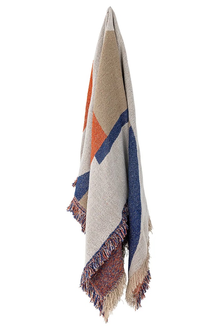 Bloomingville pamut takaró Clarita 160 x 130 cm 82062678 többszínű AA00