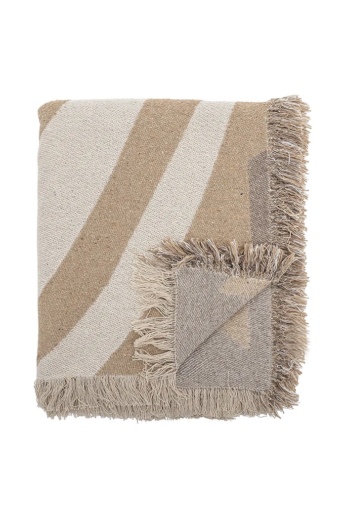 Bloomingville copriletto Orinoco 160 x 130 cm beige 82062030