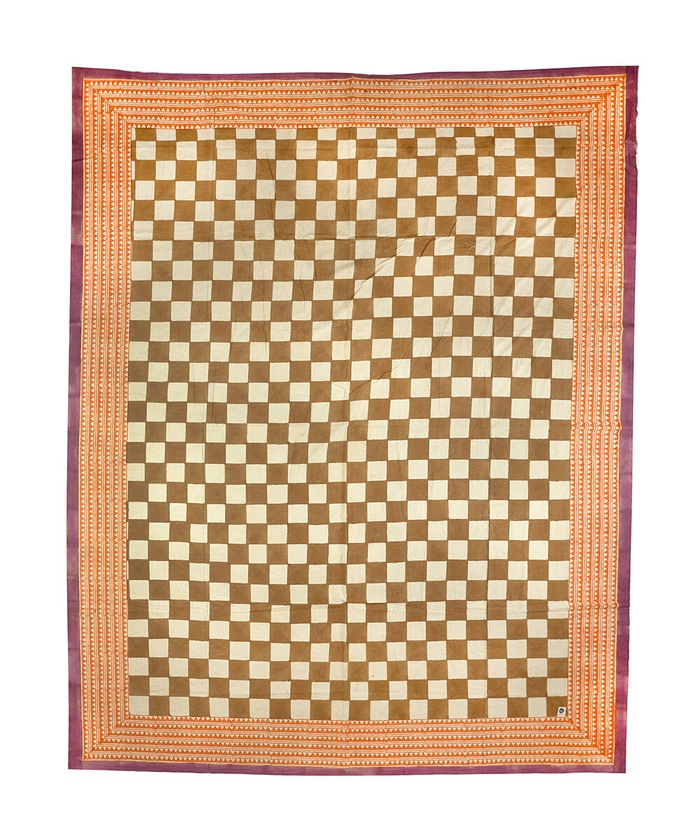 Doing Goods cuvertură de pat din bumbac Checkmate 220 x 140 cm multicolor 1.40.30.060.008.5