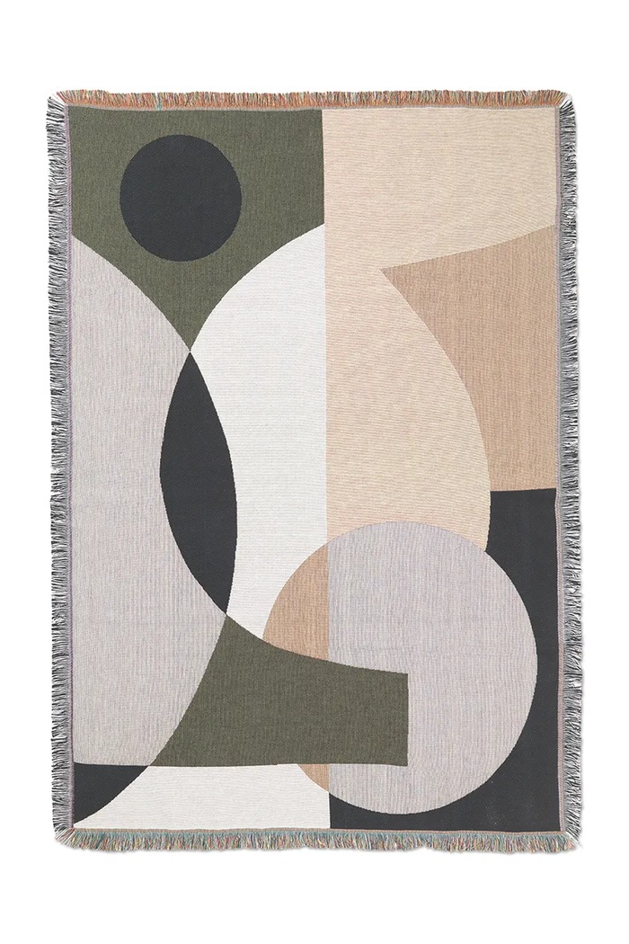 Bavlnená deka ferm LIVING Entire 120 x 170 cm viacfarebná 1104264871