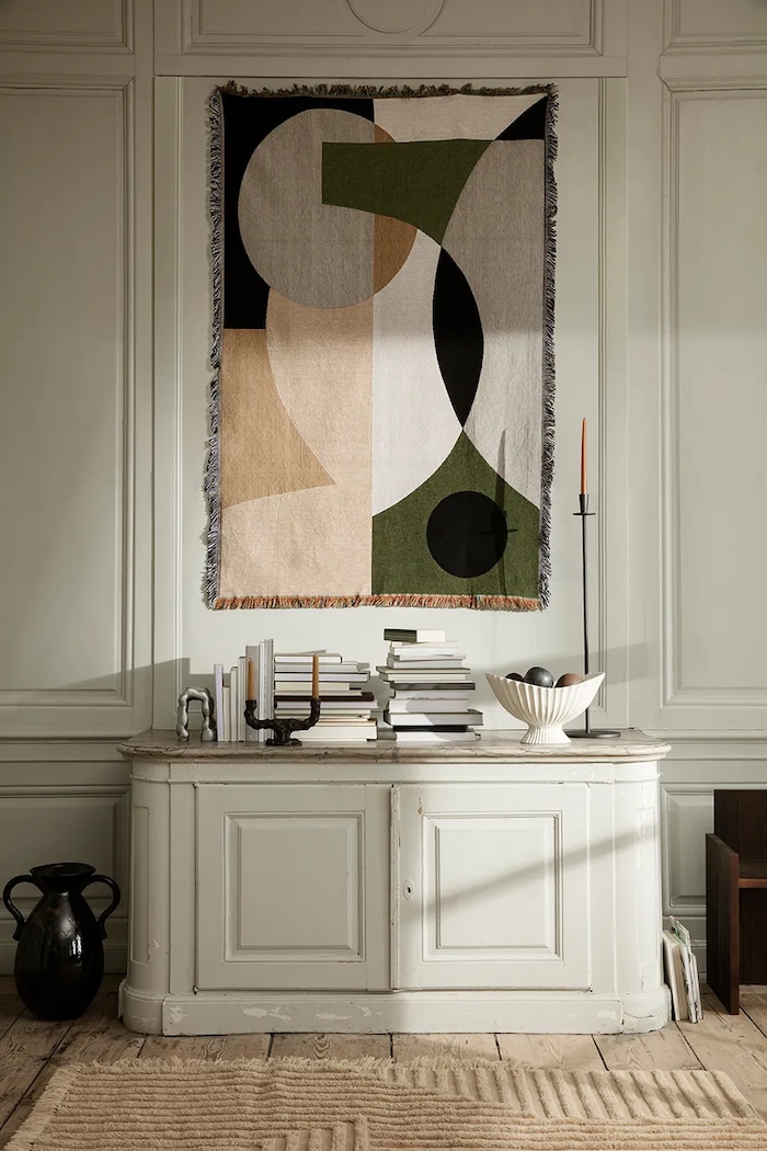 Obývacia izba a spálňa Bavlnená deka ferm LIVING Entire 120 x 170 cm 1104264871 viacfarebná