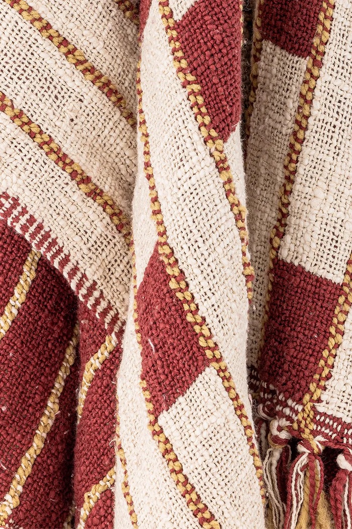 Living și dormitor Bloomingville cuvertură de pat din bumbac 160 x 130 cm 82066545 multicolor