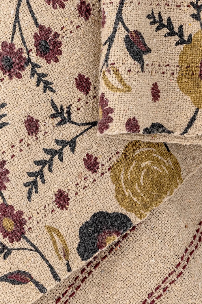 Salon i sypialnia Bloomingville narzuta z dodatkiem bawełny Eydis 160 x 130 cm 82062912 multicolor