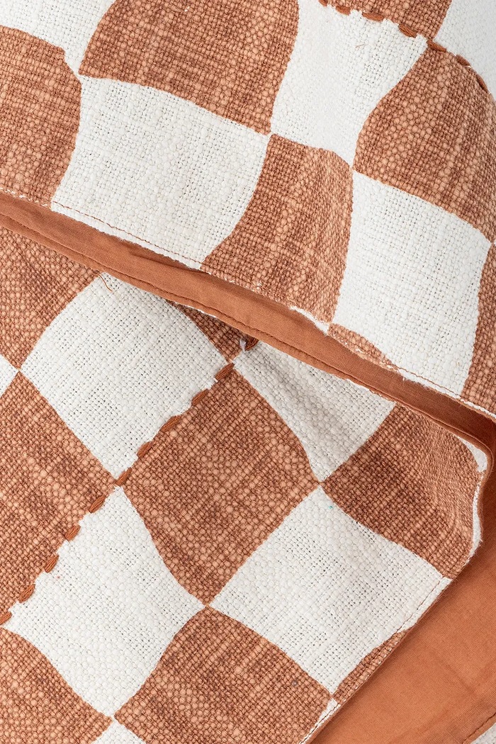 Salotto e camera Bloomingville copriletto in cotone Chola 150 x 130 cm 82066527 multicolore