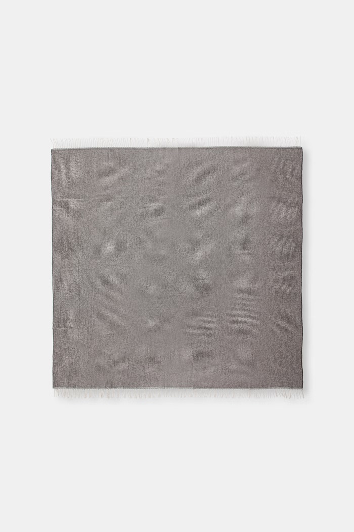 Narzuta z bawełną 150 x 170 cm brązowy 229659.SALTPEPPER
