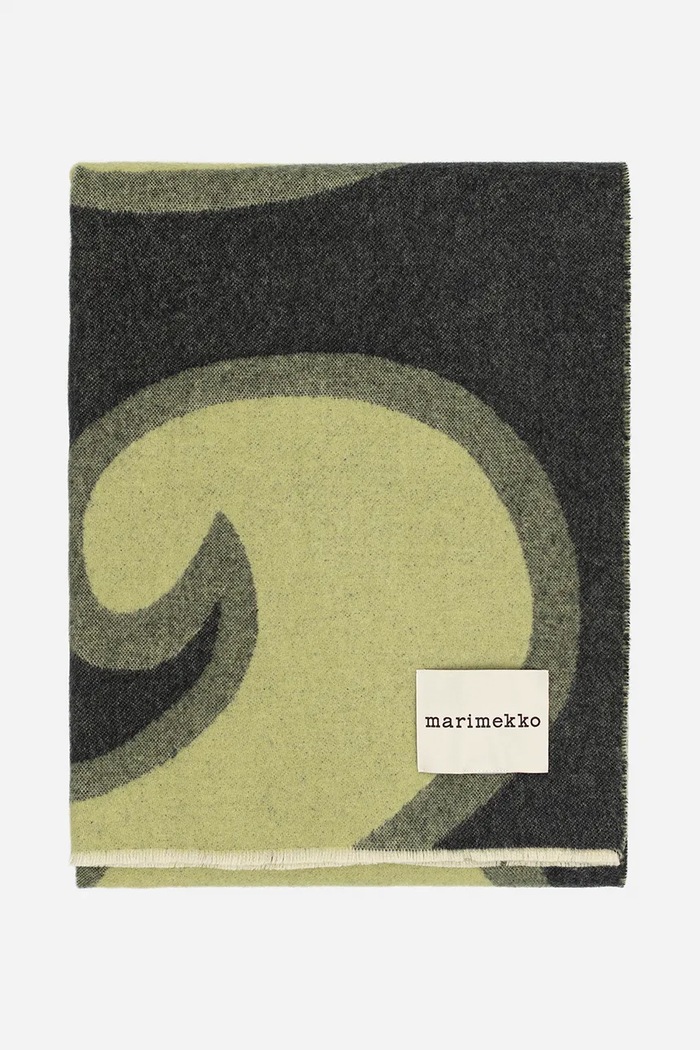 Marimekko deka od vune 130 x 170 cm 075270.660 zelena AA00