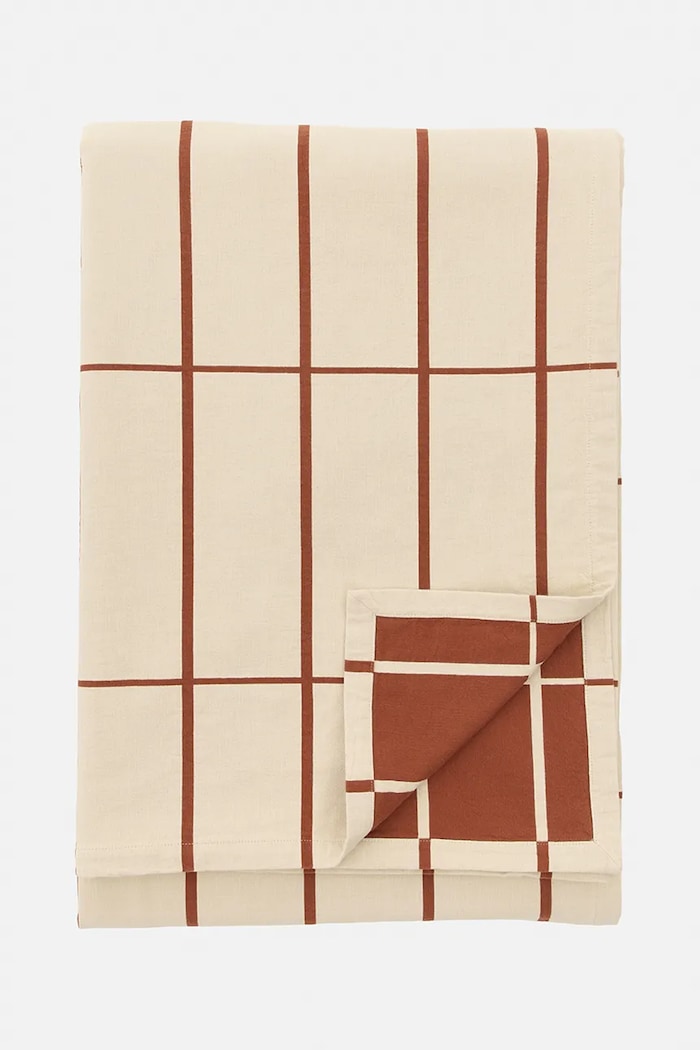 Marimekko narzuta bawełniana 260 x 260 cm czerwony 075904.180