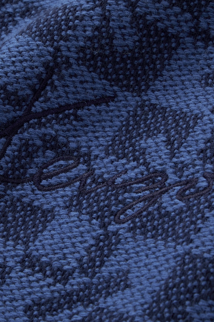 Kenzo Koc z dodatkiem wełny Marine 130 x 170 cm 1077308 granatowy AA00
