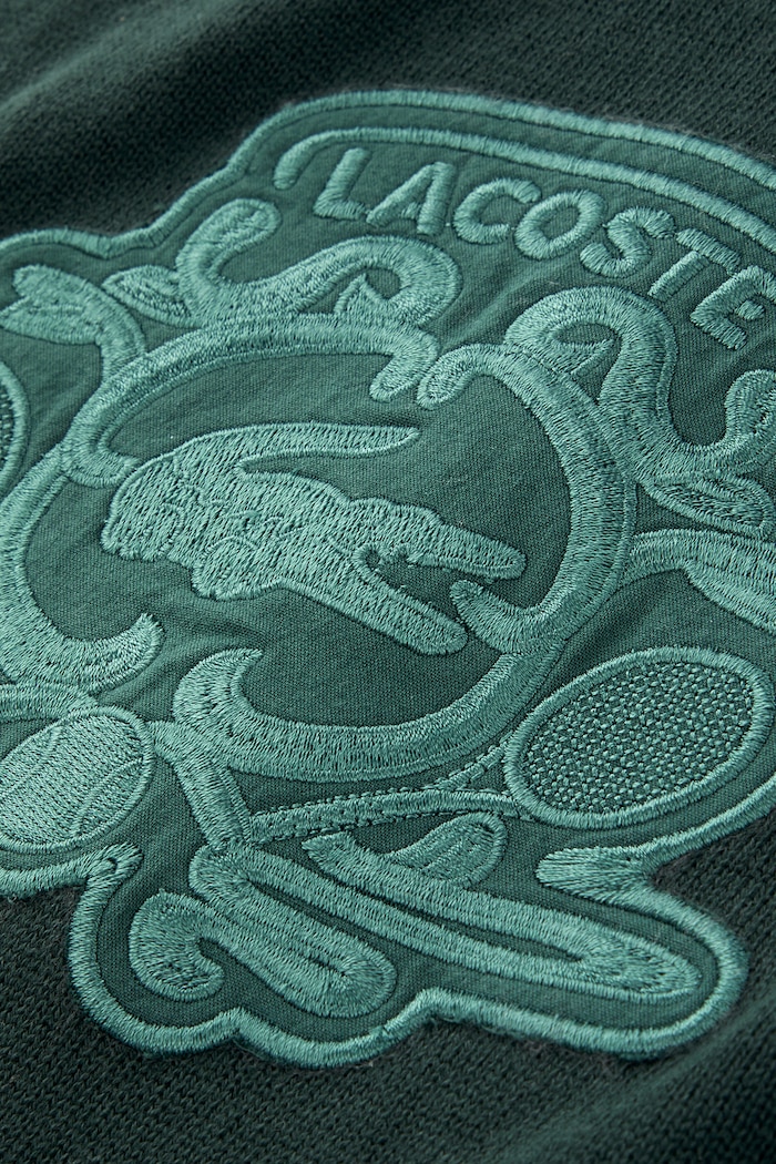 Lacoste Koc bawełniany LBLASON Vert 130 x 170 cm 1074718 zielony AA00
