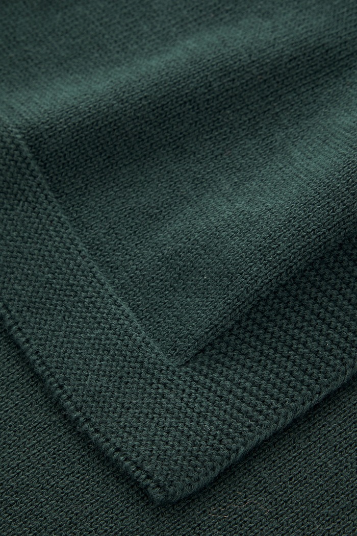 Salon i sypialnia Lacoste Koc bawełniany LBLASON Vert 130 x 170 cm 1074718 zielony
