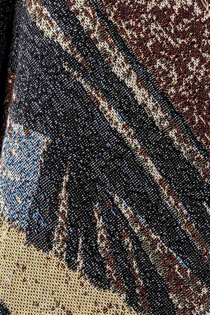Salon i sypialnia Bloomingville Narzuta z bawełną 160 x 130 cm 82073175 multicolor