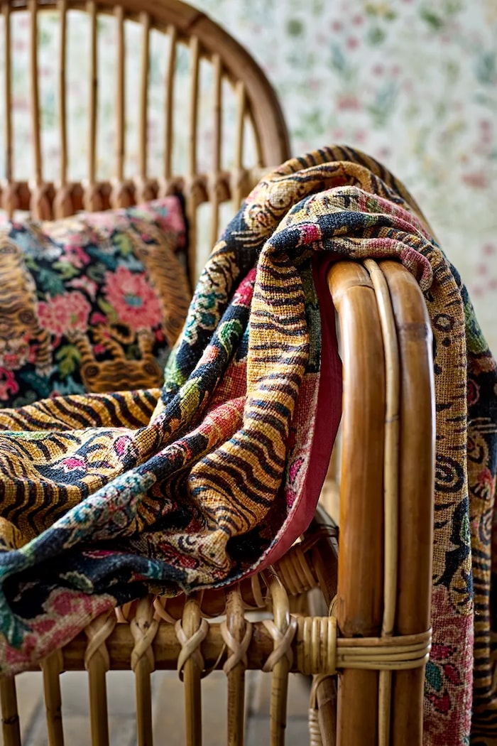 Narzuta bawełniana 152 x 127 cm Bloomingville multicolor 82073217