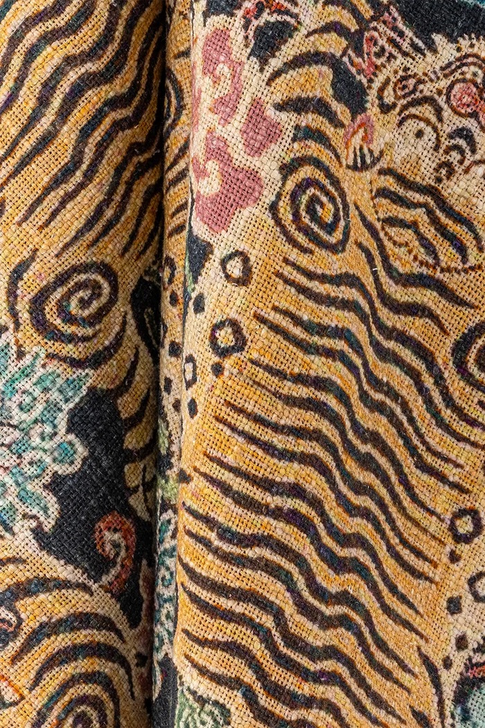 Salon i sypialnia Bloomingville Narzuta bawełniana 152 x 127 cm 82073217 multicolor