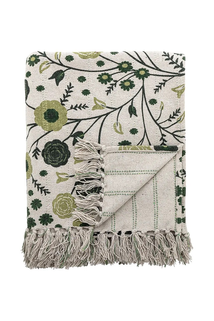 Bloomingville Narzuta z bawełną 160 x 130 cm multicolor 82063536
