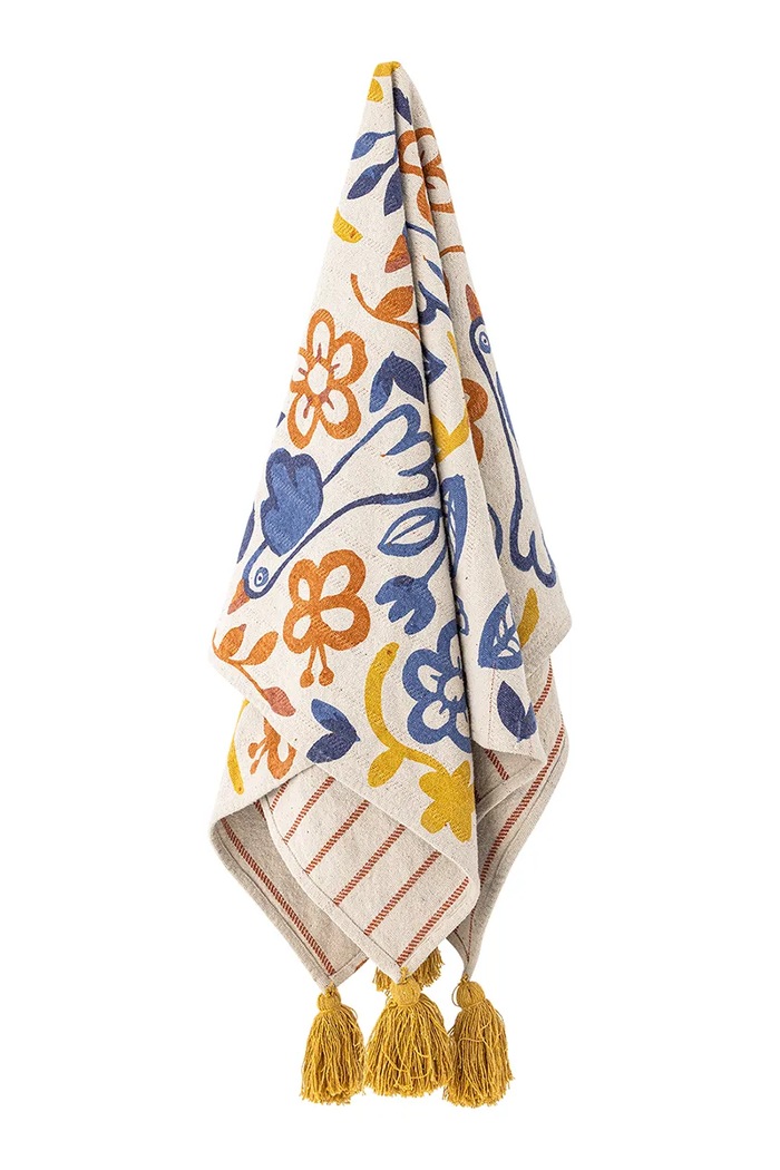 Bloomingville Narzuta z bawełną 160 x 130 cm 82063493 multicolor AA00