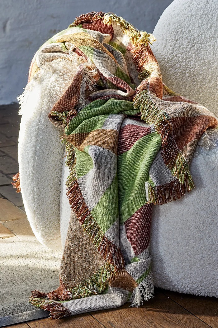 Narzuta 160 x 130 cm Bloomingville 82069350 multicolor