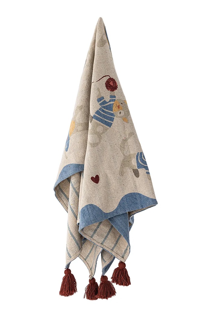 Bloomingville Narzuta z bawełną 160 x 130 cm 82063361 multicolor AA00