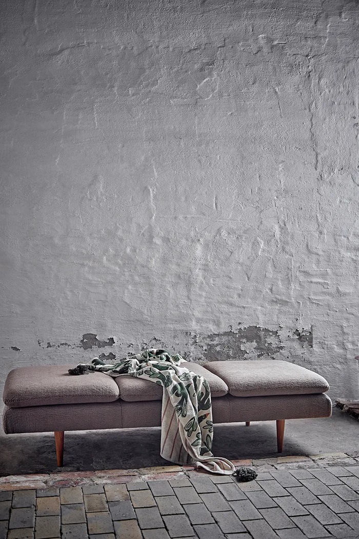 Narzuta z bawełną 160 x 130 cm Bloomingville multicolor 82063472