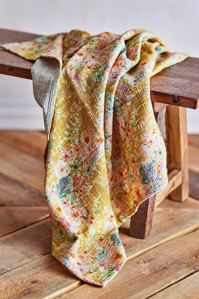 Narzuta bawełniana 152 x 127 cm Bloomingville 82073218 multicolor