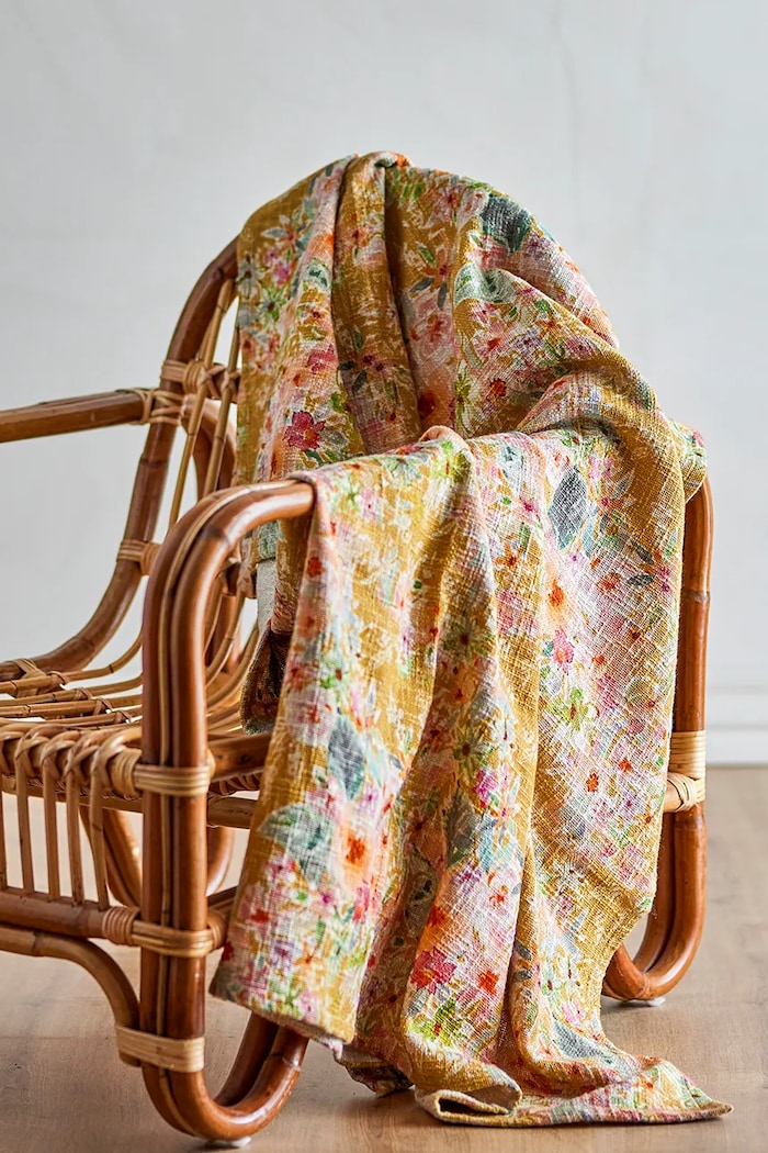 Narzuta bawełniana 152 x 127 cm Bloomingville multicolor 82073218