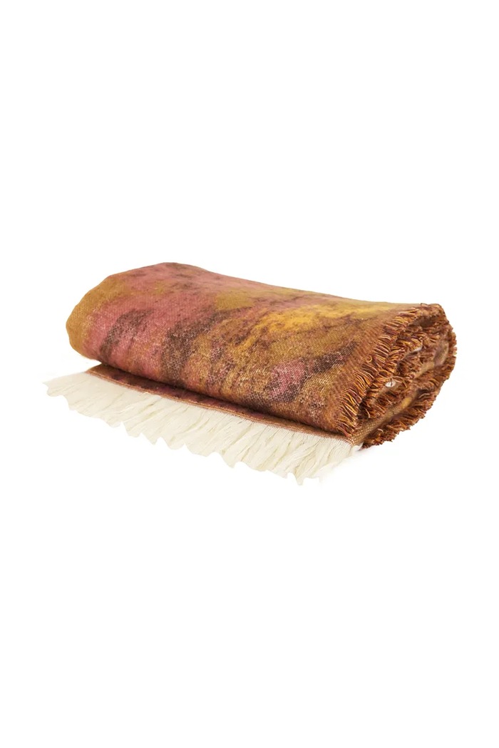 Byon Narzuta z dodatkiem wełny 130 x 170 cm multicolor 5219806404