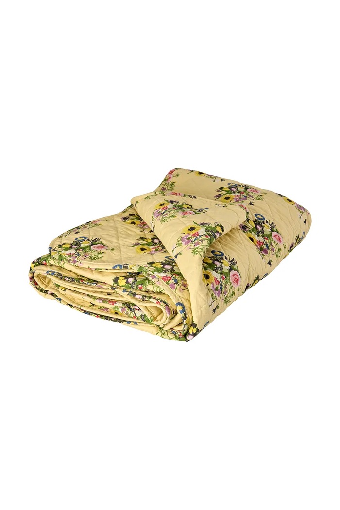 Rice koc bawełniany 20 x 130 cm żółty BLCOT.REBOU