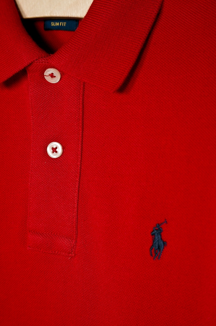 Polo Ralph Lauren - Παιδικό πουκάμισο πόλο 134-176 cm 323547926007 κόκκινο