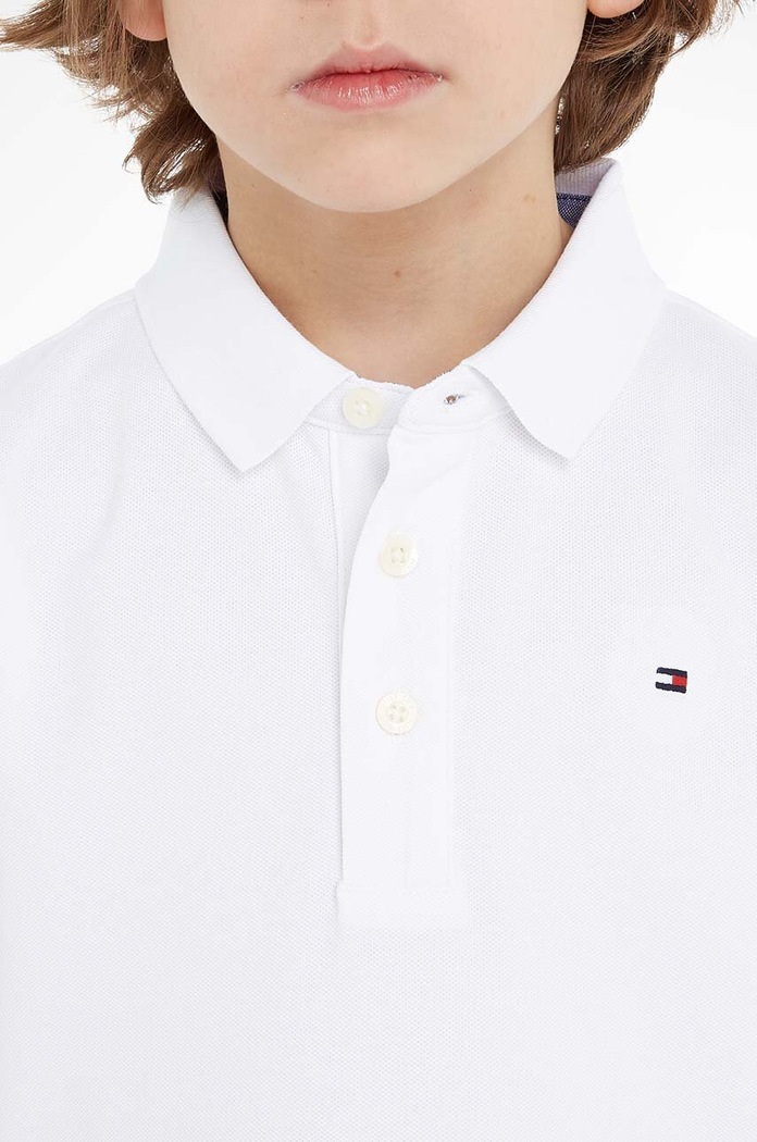 Tommy Hilfiger - Detské polo tričko 74-176 cm KB0KB03975 biela