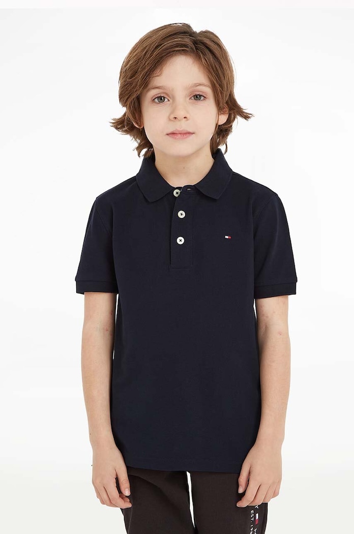 Tommy Hilfiger - Gyerek póló 74-176 cm elasztánnal sötétkék KB0KB03975