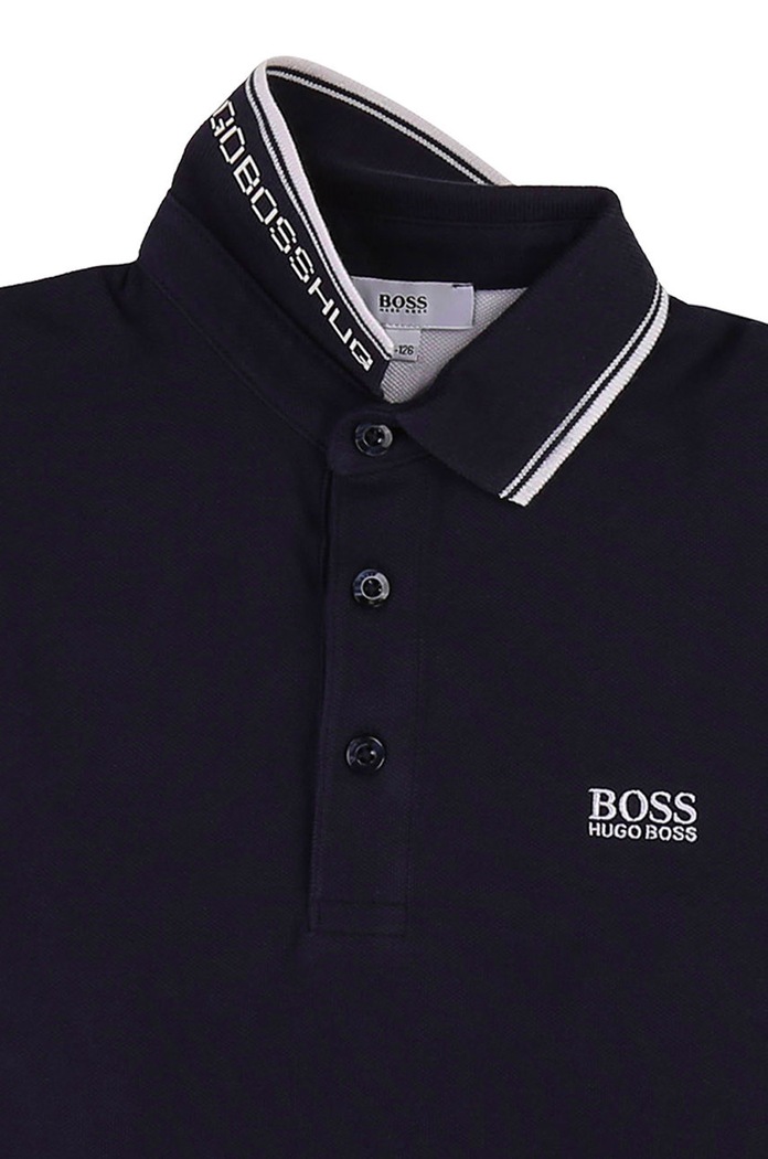 CHLAPEC Boss - Dětské polo tričko 164-176 cm J25P17.164.176 námořnická modř