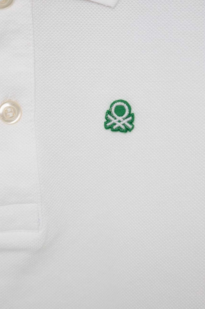Pamučna polo majica United Colors of Benetton 3089G3008.P.NOS bež AA00