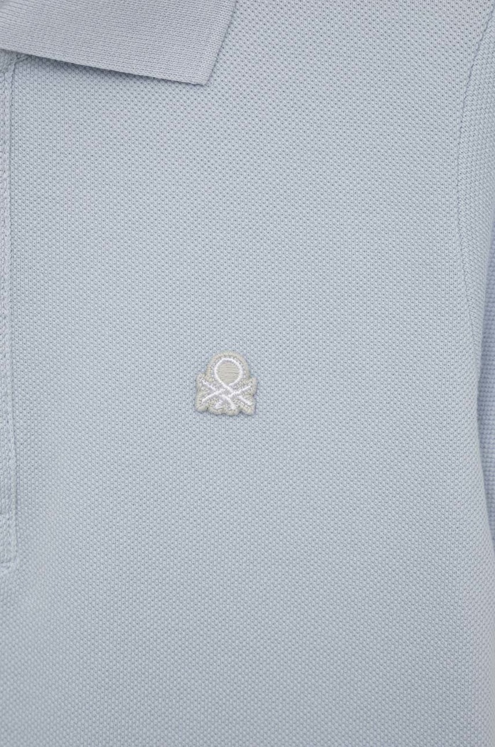 United Colors of Benetton polo bawełniane dziecięce 3089G3008.P.NOS niebieski AA00