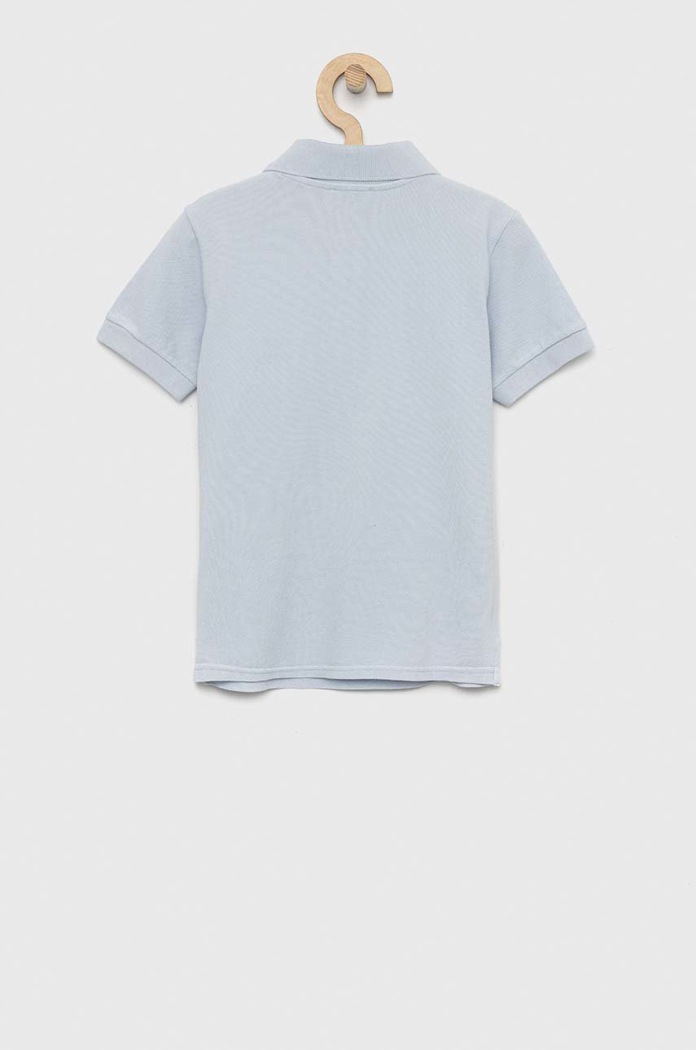 Chłopiec United Colors of Benetton polo bawełniane dziecięce 3089G3008.P.NOS niebieski