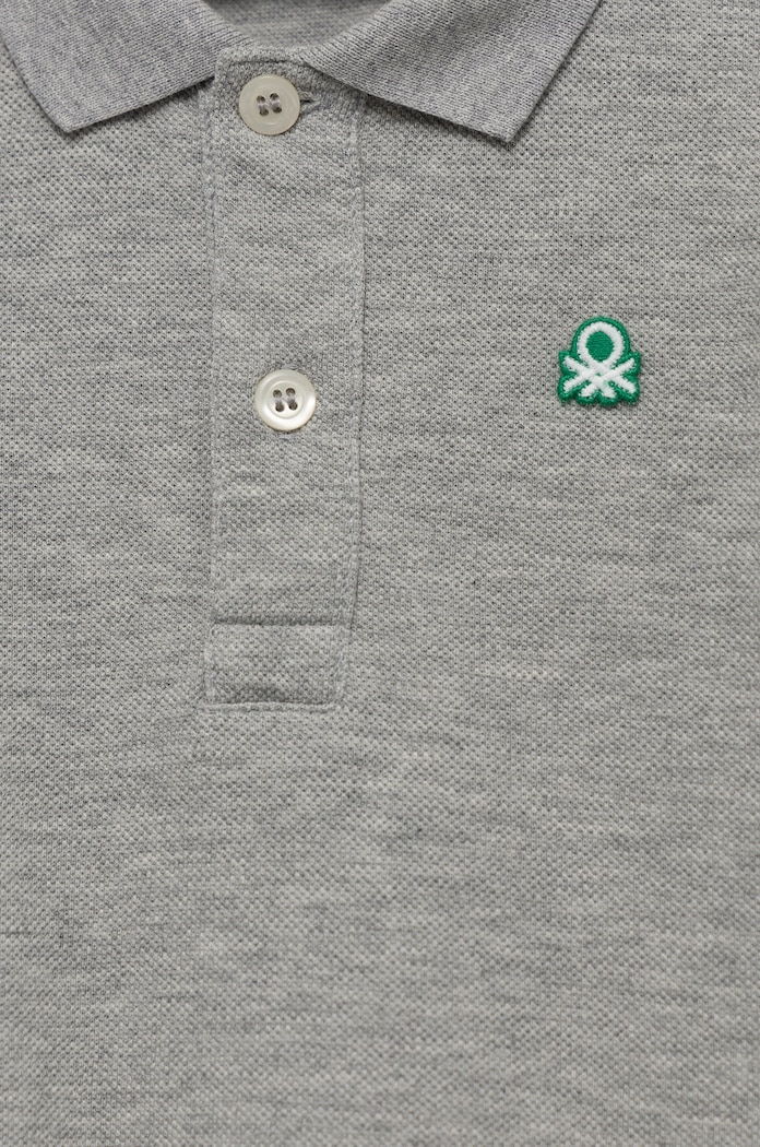Dječaci Pamučna polo majica United Colors of Benetton 3089G3008.P.NOS siva